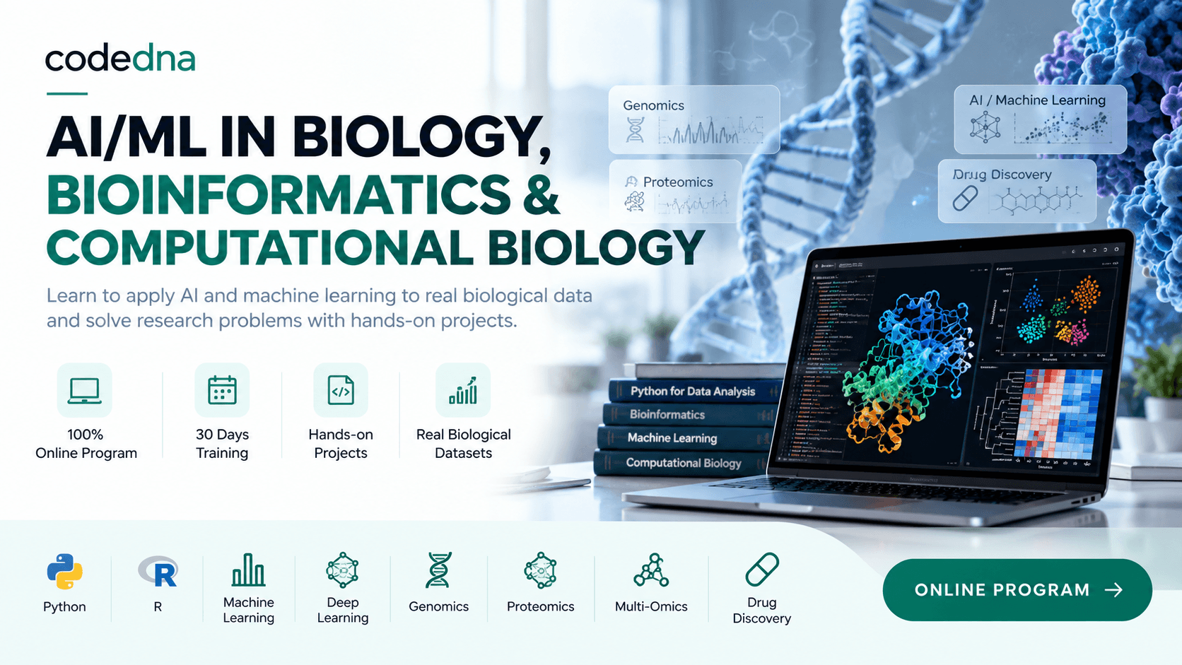 AI in Bioinformatics Advanced Program course thumbnail