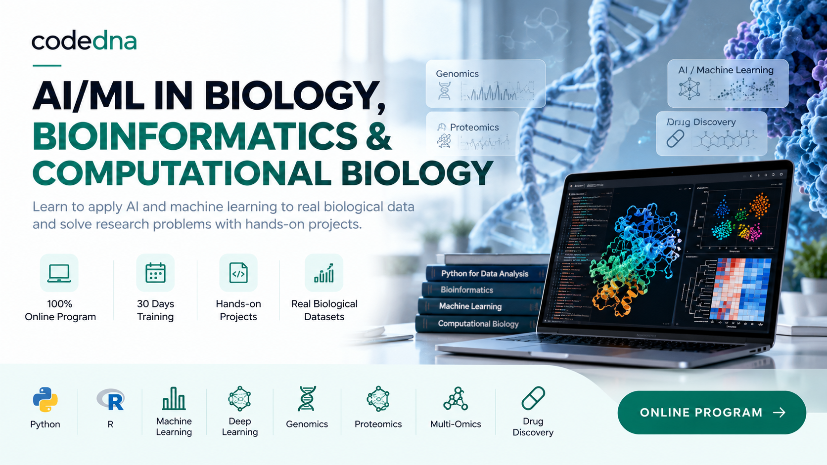 AI in Bioinformatics Advanced Program course thumbnail